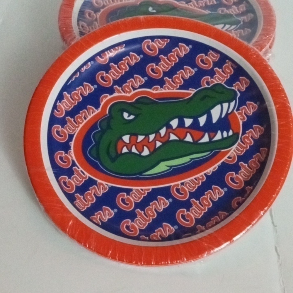 Florida Gators Party Plates  Lot of 4 sets of 8- 6-3/4 in NIP
